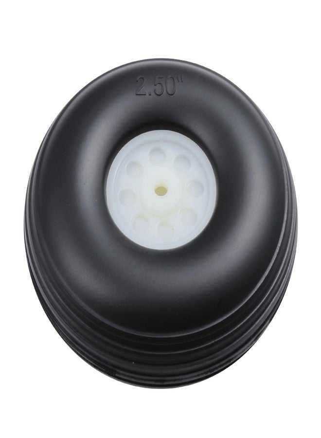 AllinRC 2.5" Rubber RC Airplane Tire and Wheel with Plastic Hub Sets for RC Model Aircraft(2PCS) - Image 4